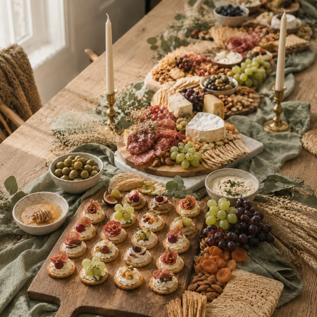 Styled grazing table for an event